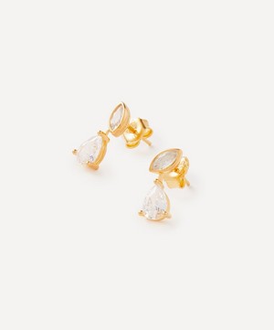 Anissa Kermiche - Gold-Plated Vermeil Silver Mesmeric Drop Earrings image number 1