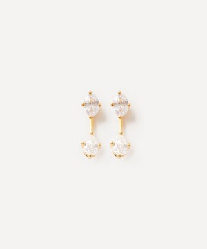 Anissa Kermiche - Gold-Plated Vermeil Silver Georgia Convertible Drop Earrings image number 0