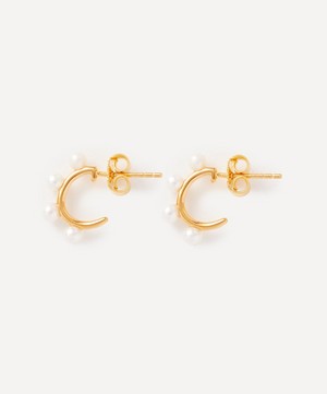 Anissa Kermiche - Gold-Plated Vermeil Silver La Mignonne Hoop Earrings image number 0