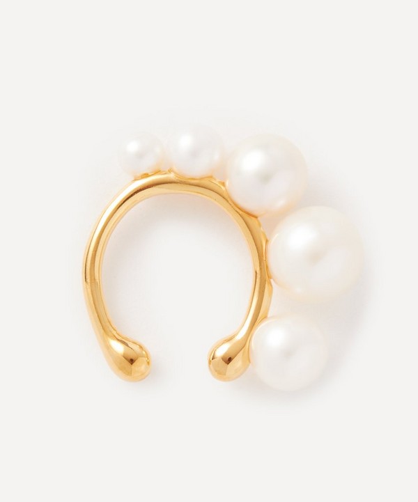 Anissa Kermiche - Gold-Plated Pearly Kiss Ear Cuff