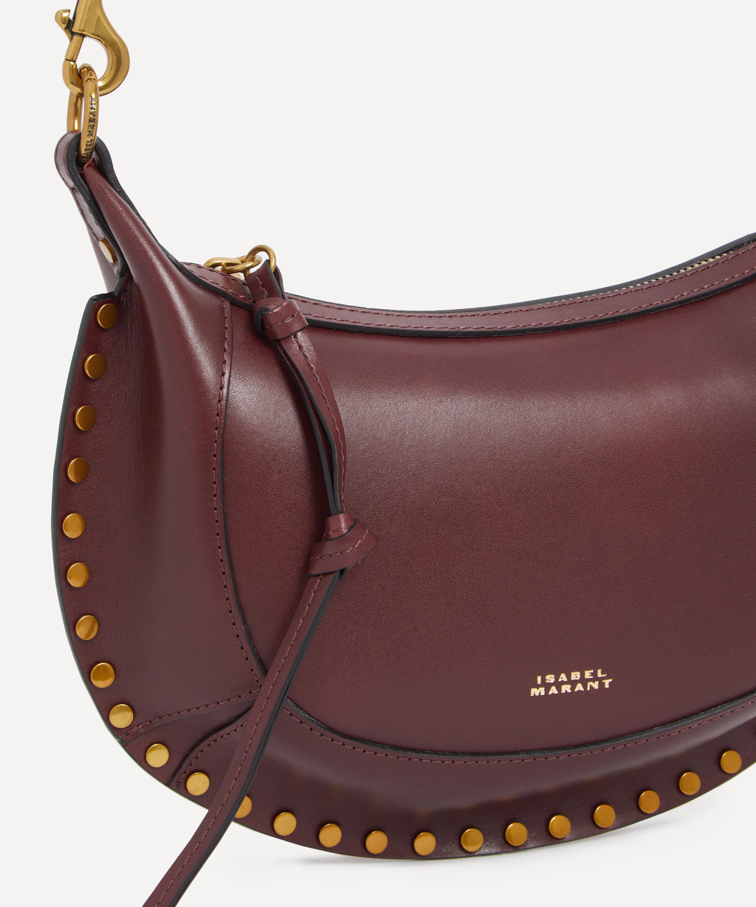 Isabel Marant - Oskan Moon Leather Shoulder Bag image number 4