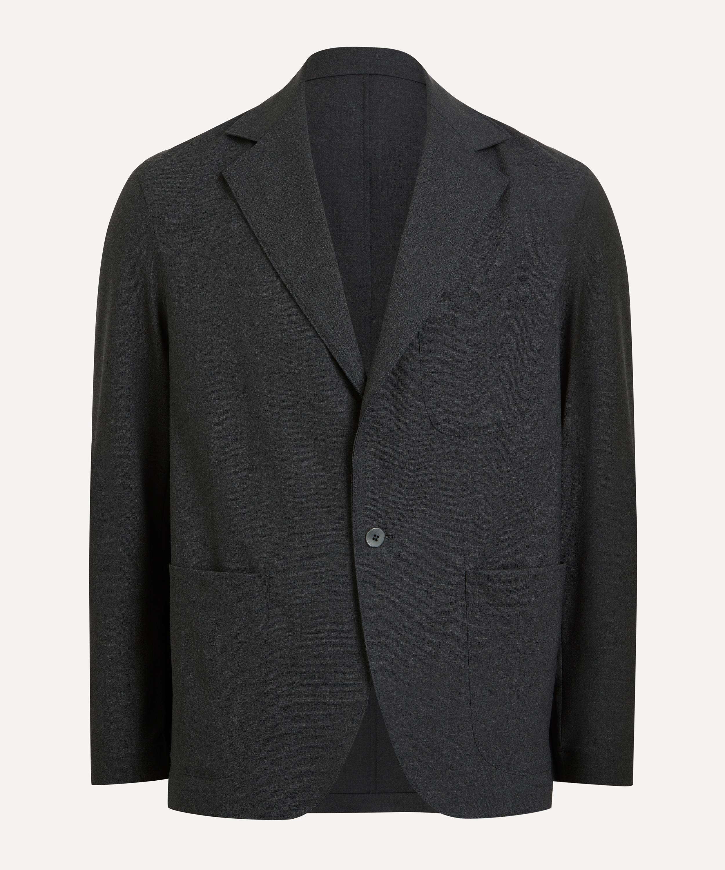 Stoffa - Single-Breasted Wool Shirt Jacket image number 0