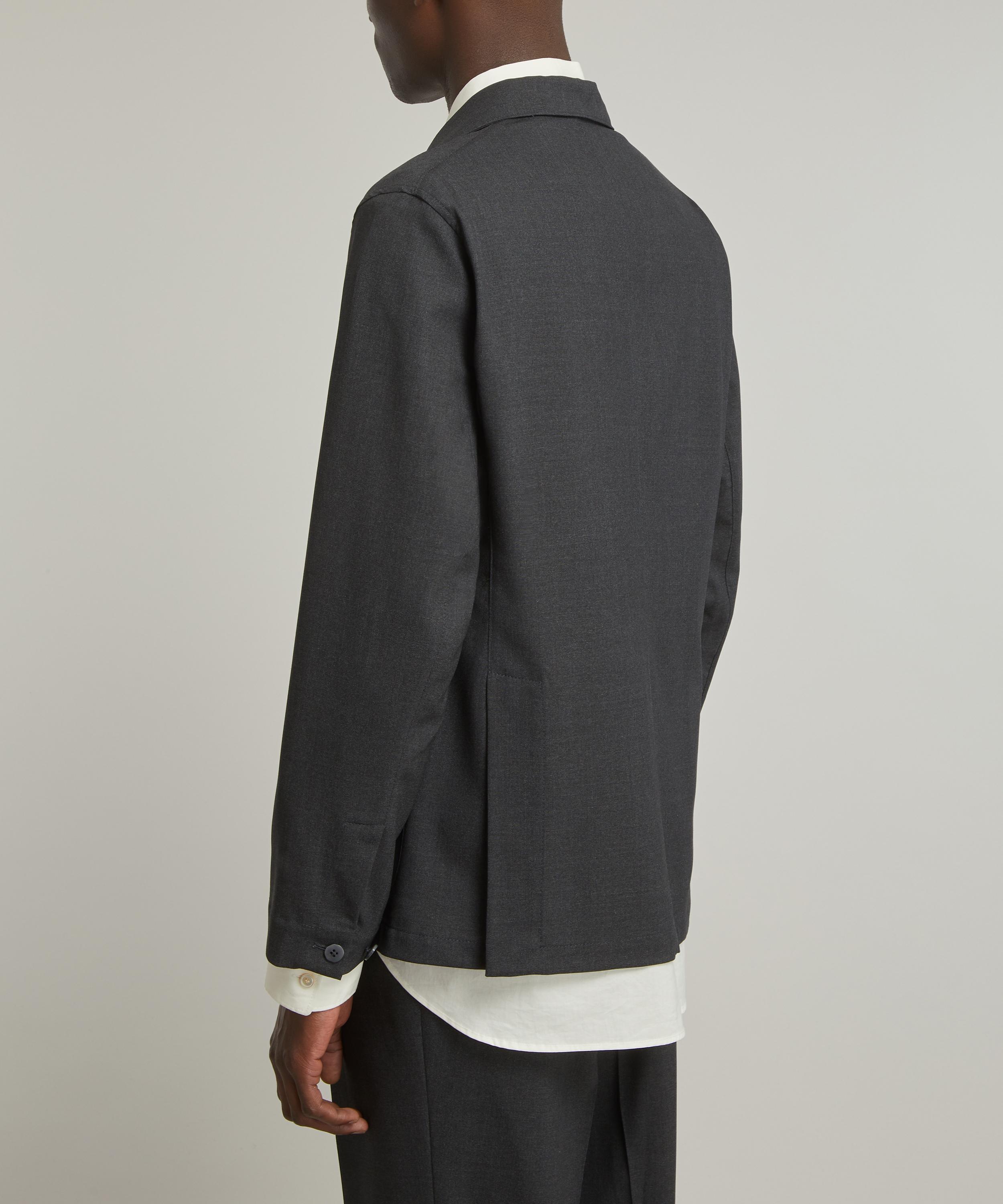 Stoffa - Single-Breasted Wool Shirt Jacket image number 5