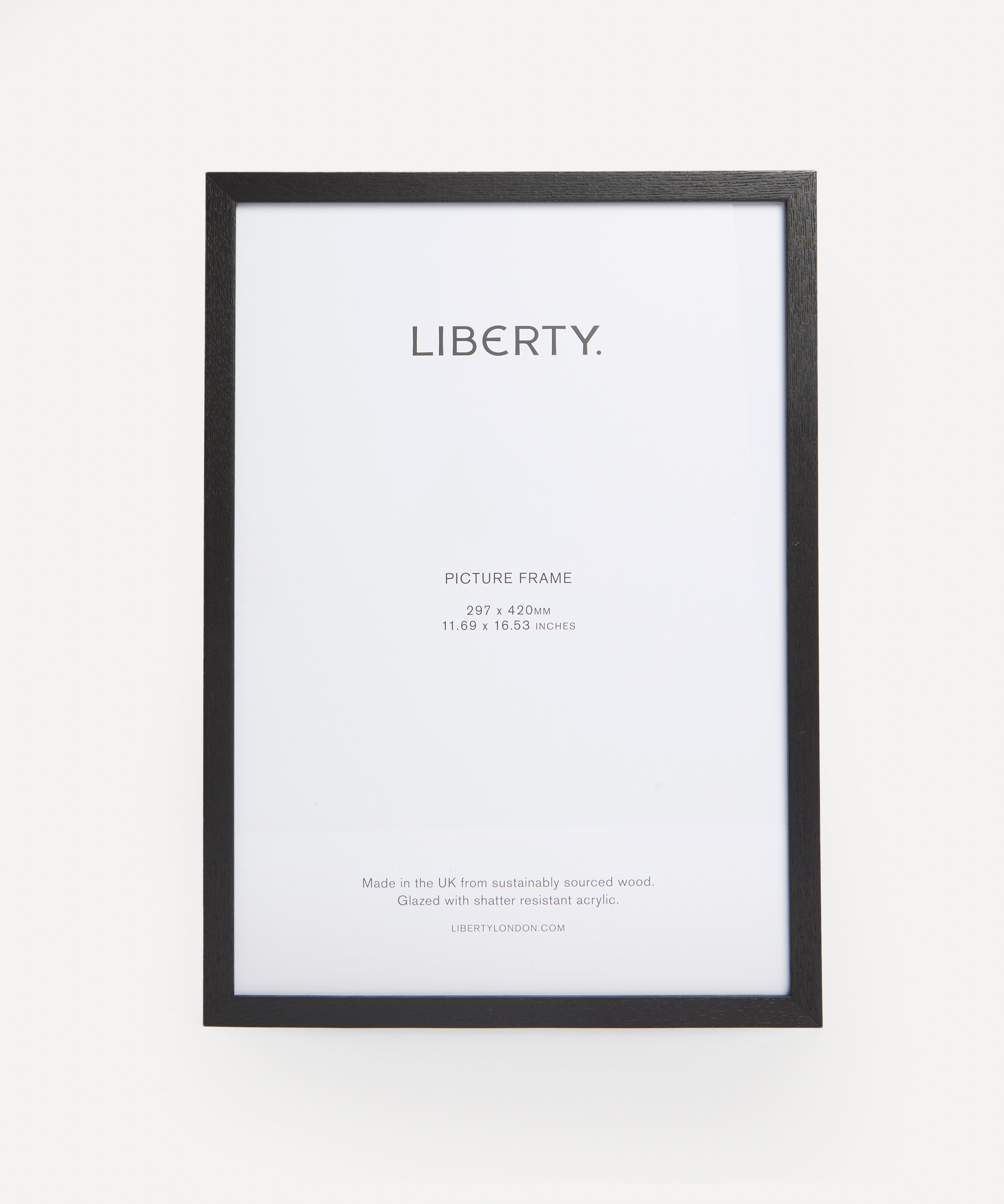 Liberty - Black Solid Ash Wood Frame A3