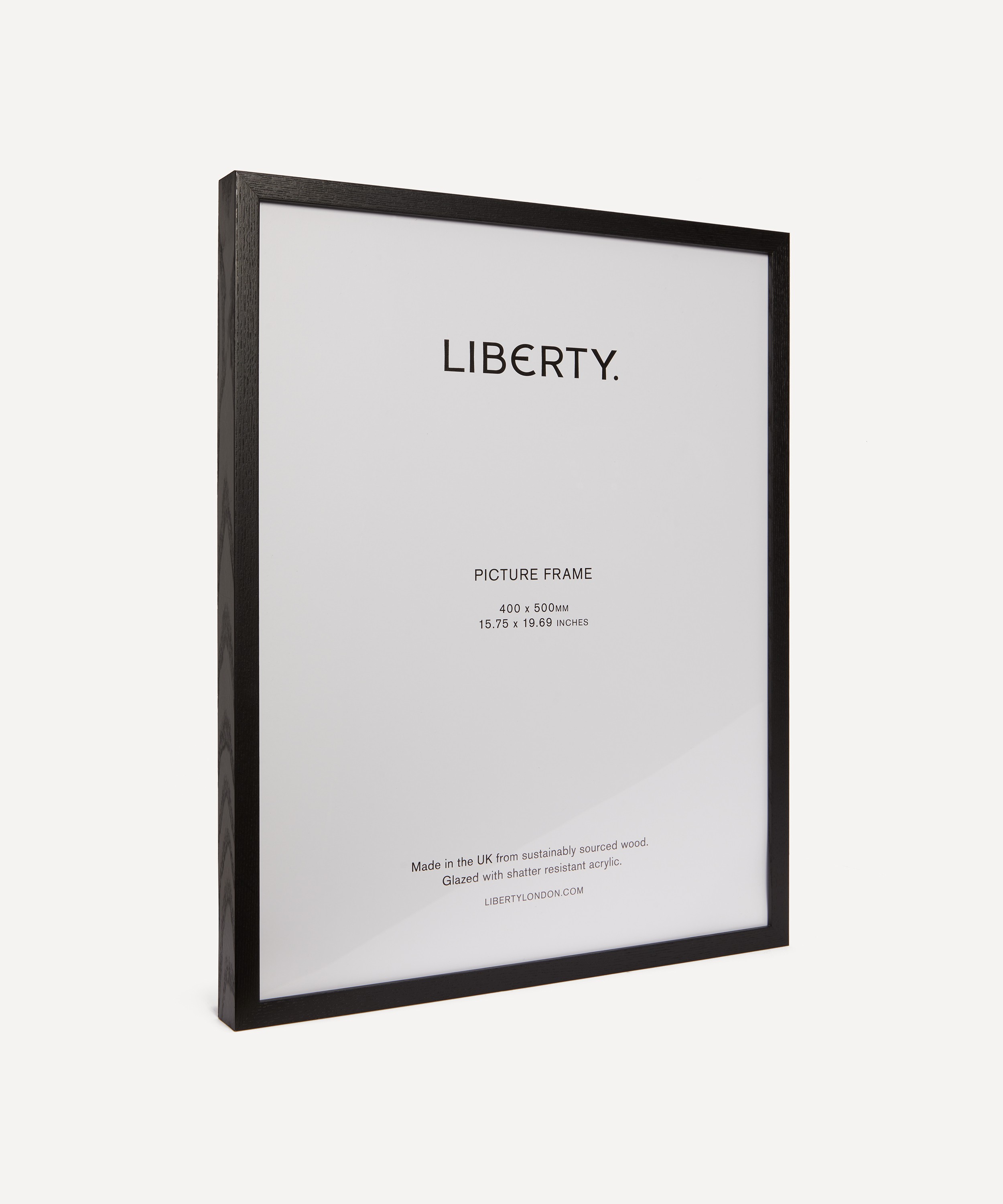 Liberty - Black Solid Ash Wood Frame 40x50 image number 1