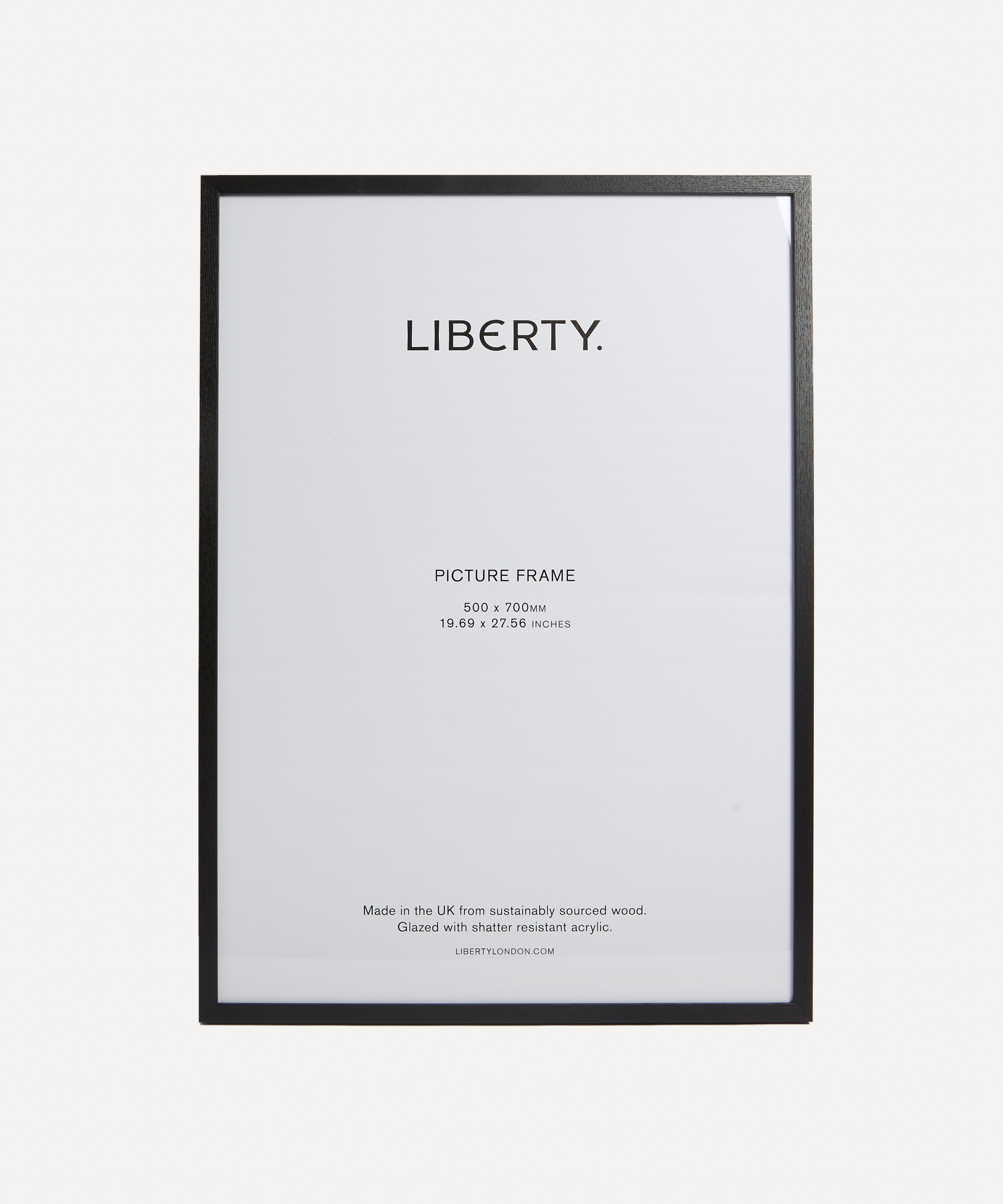 Liberty - Black Solid Ash Wood Frame 50x70 image number 0