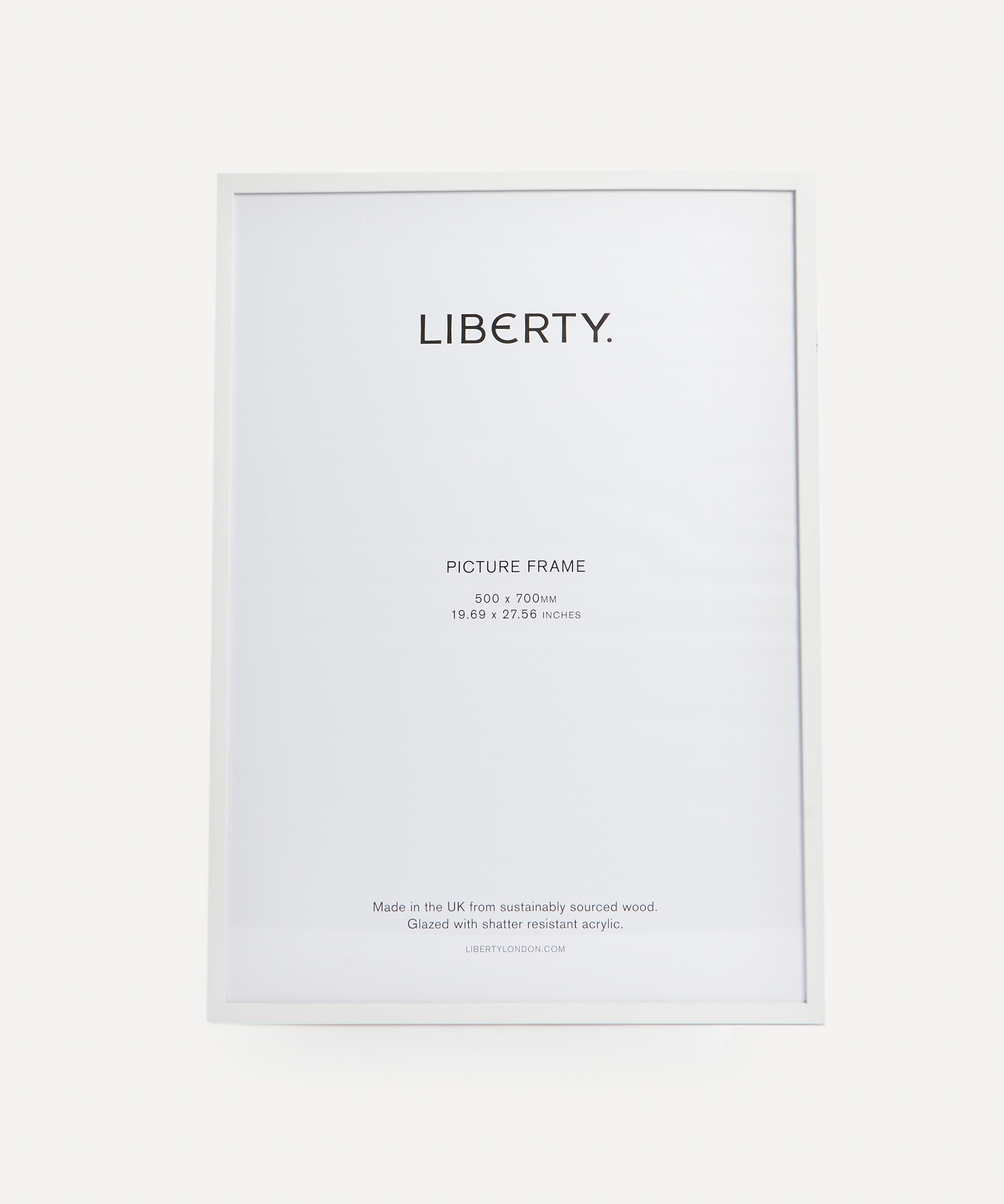 Liberty - White Solid Ash Wood Frame 50x70