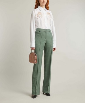 Stella McCartney - Wool Front Pleat Trousers image number 1