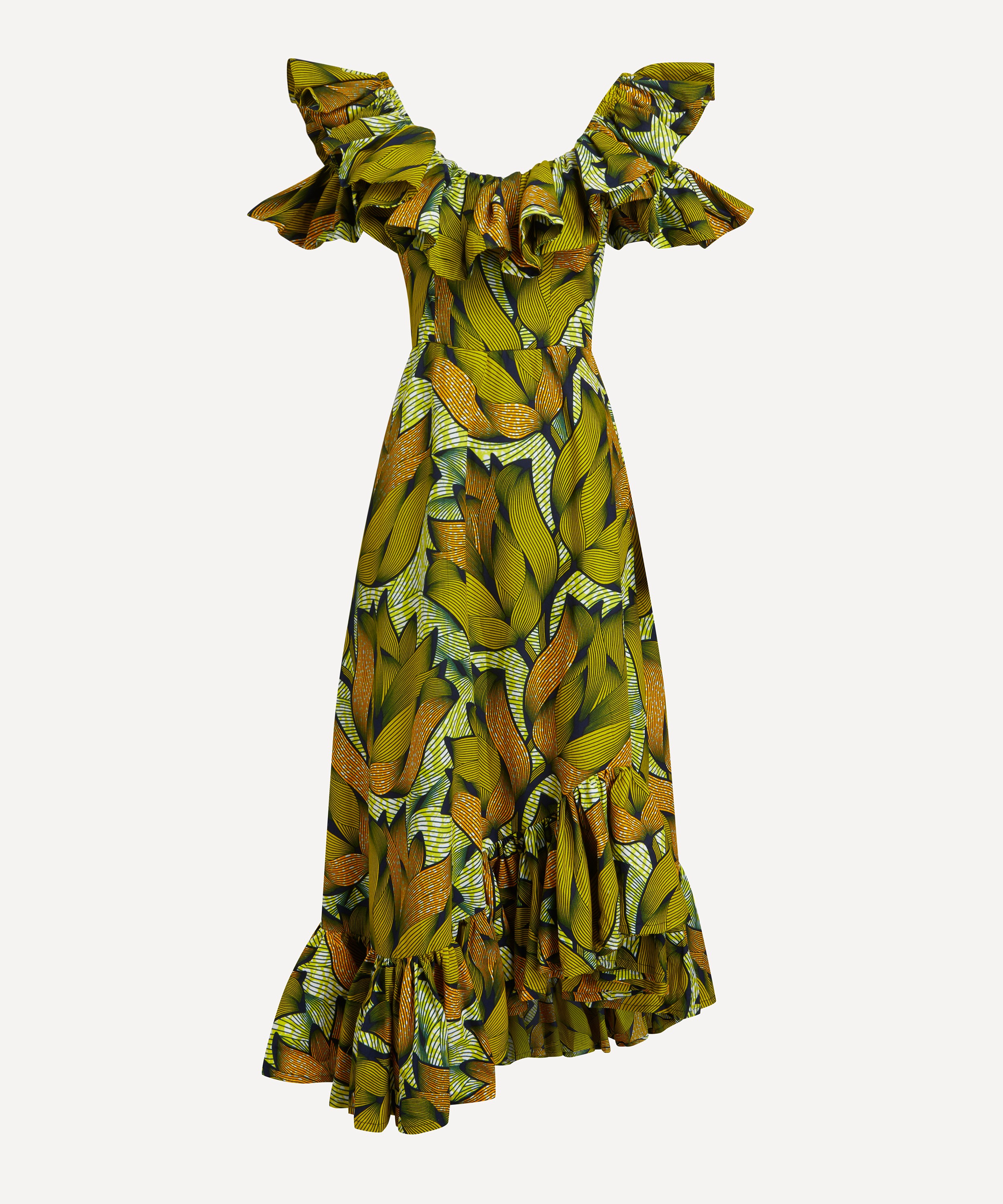 Sika - Robin Green Yellow Leaf Dress