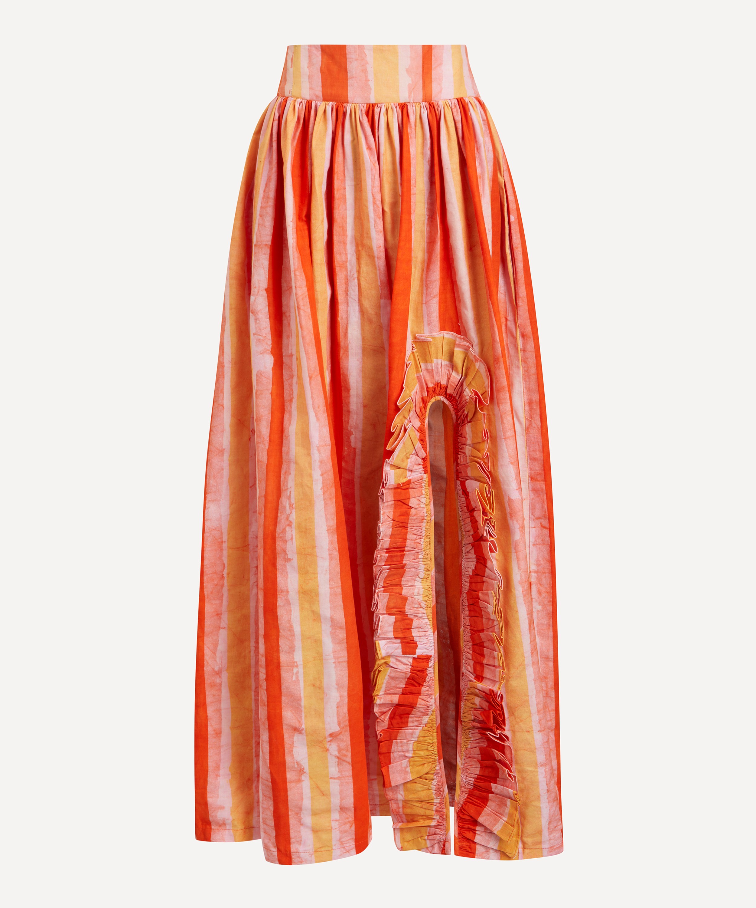 Sika - Aneesa Red Striped Skirt image number 0