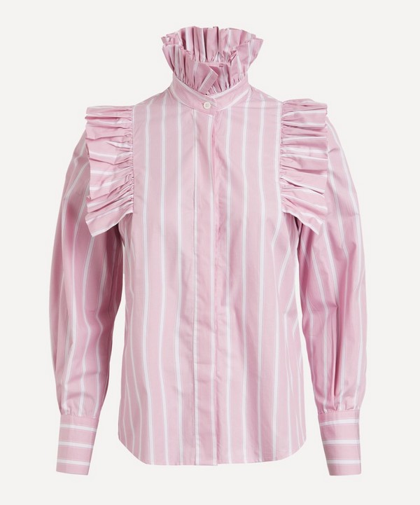 Maria de la Orden - Mizou Pink Stripe Shirt image number null
