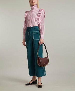 Maria de la Orden - Mizou Pink Stripe Shirt image number 1