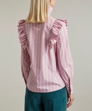 Maria de la Orden - Mizou Pink Stripe Shirt image number 3