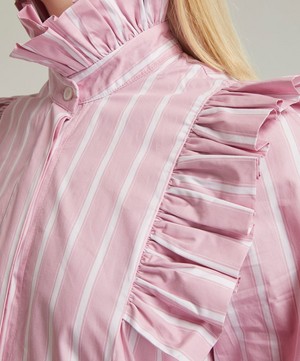 Maria de la Orden - Mizou Pink Stripe Shirt image number 4