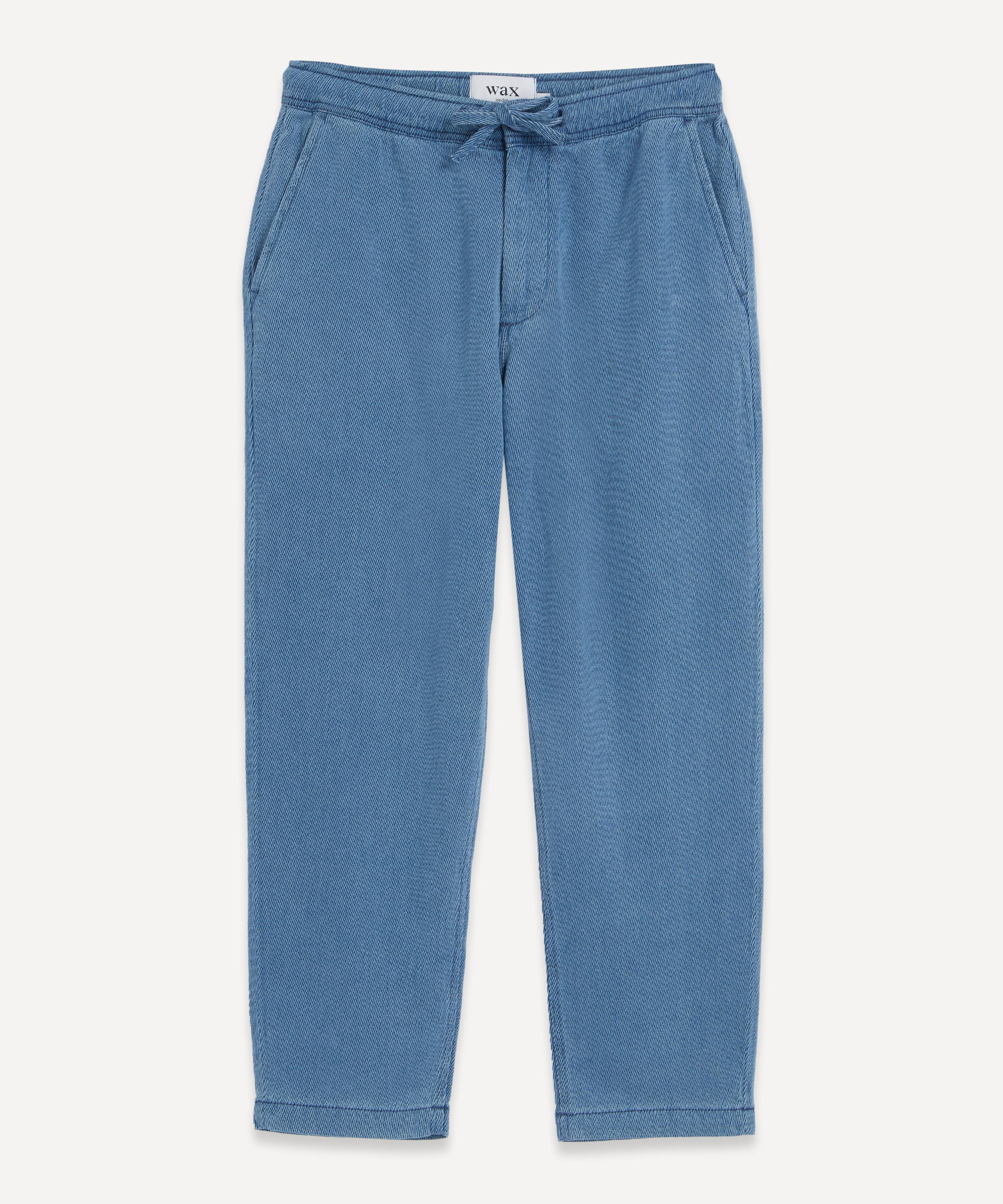 Wax London - Kurt Light Wash Indigo Trousers image number 0
