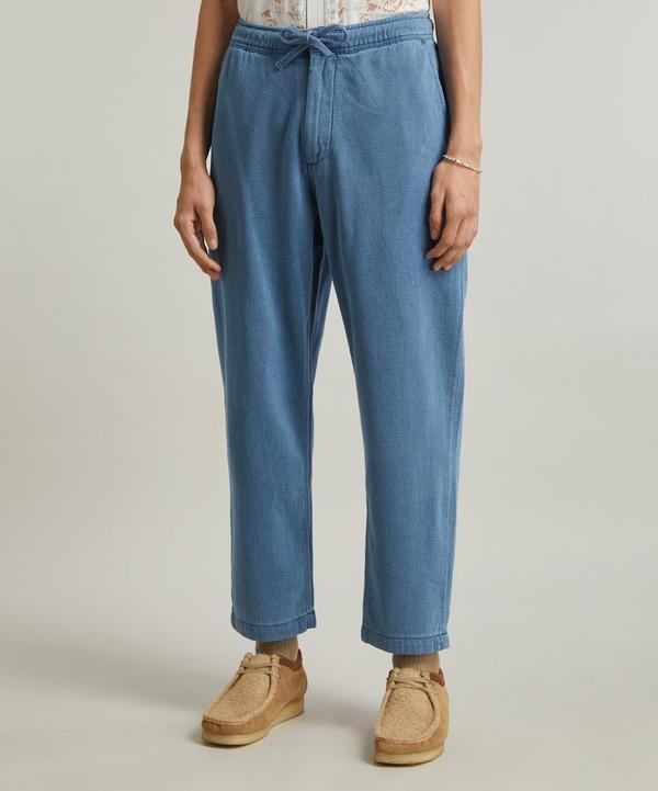 Wax London Kurt Light Wash Indigo Trousers | Liberty Wax London Kurt Light Wash Indigo Trousers | Liberty
