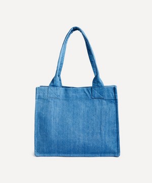 Ganni - Large Easy Shopper Denim Bag image number 3