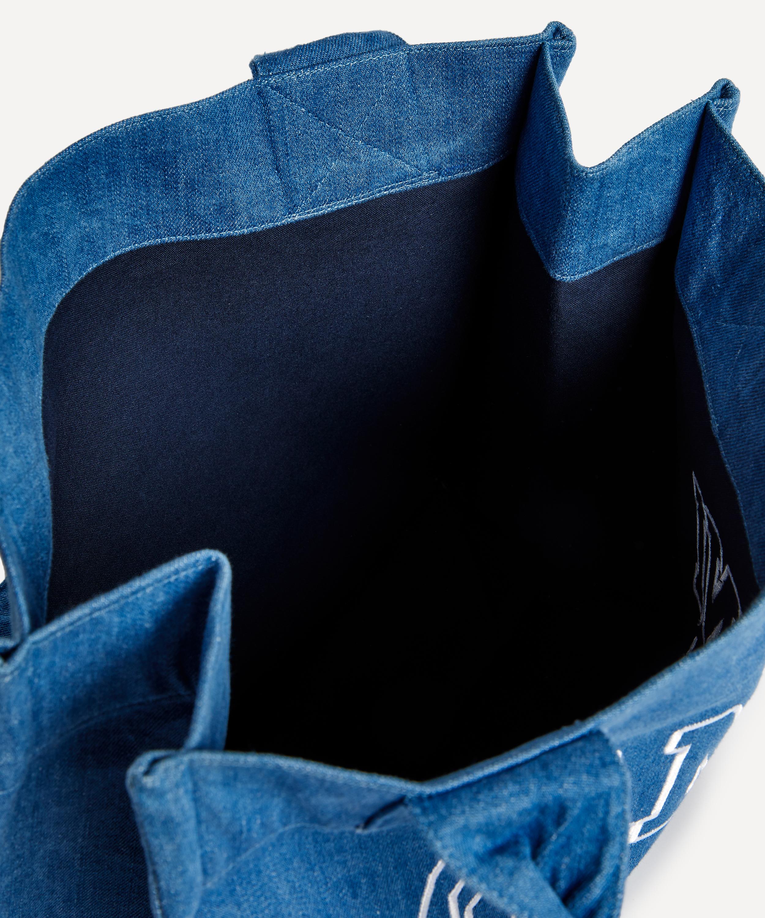 Ganni - Large Easy Shopper Denim Bag image number 5