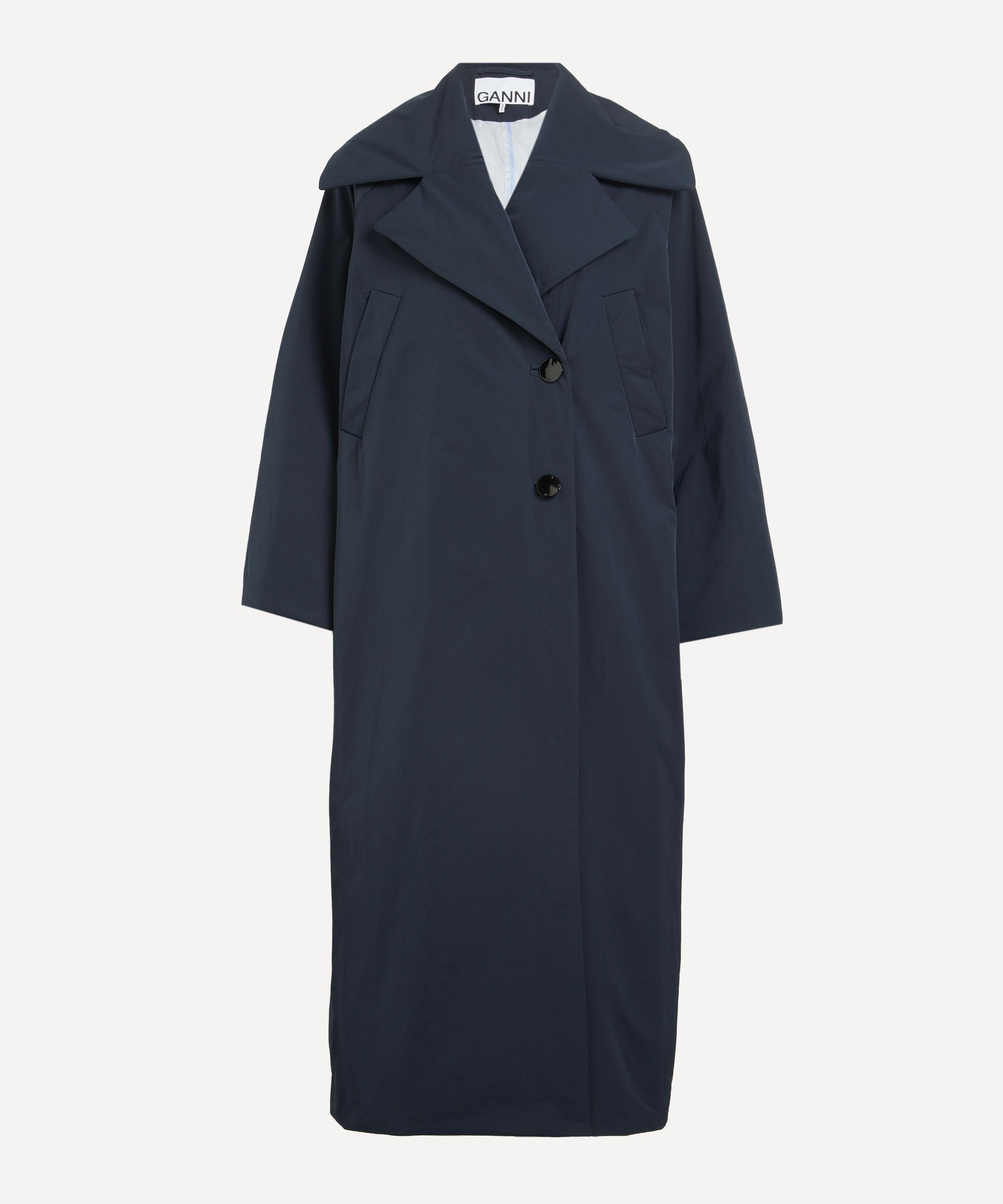 Ganni - Long Twill Coat image number 0