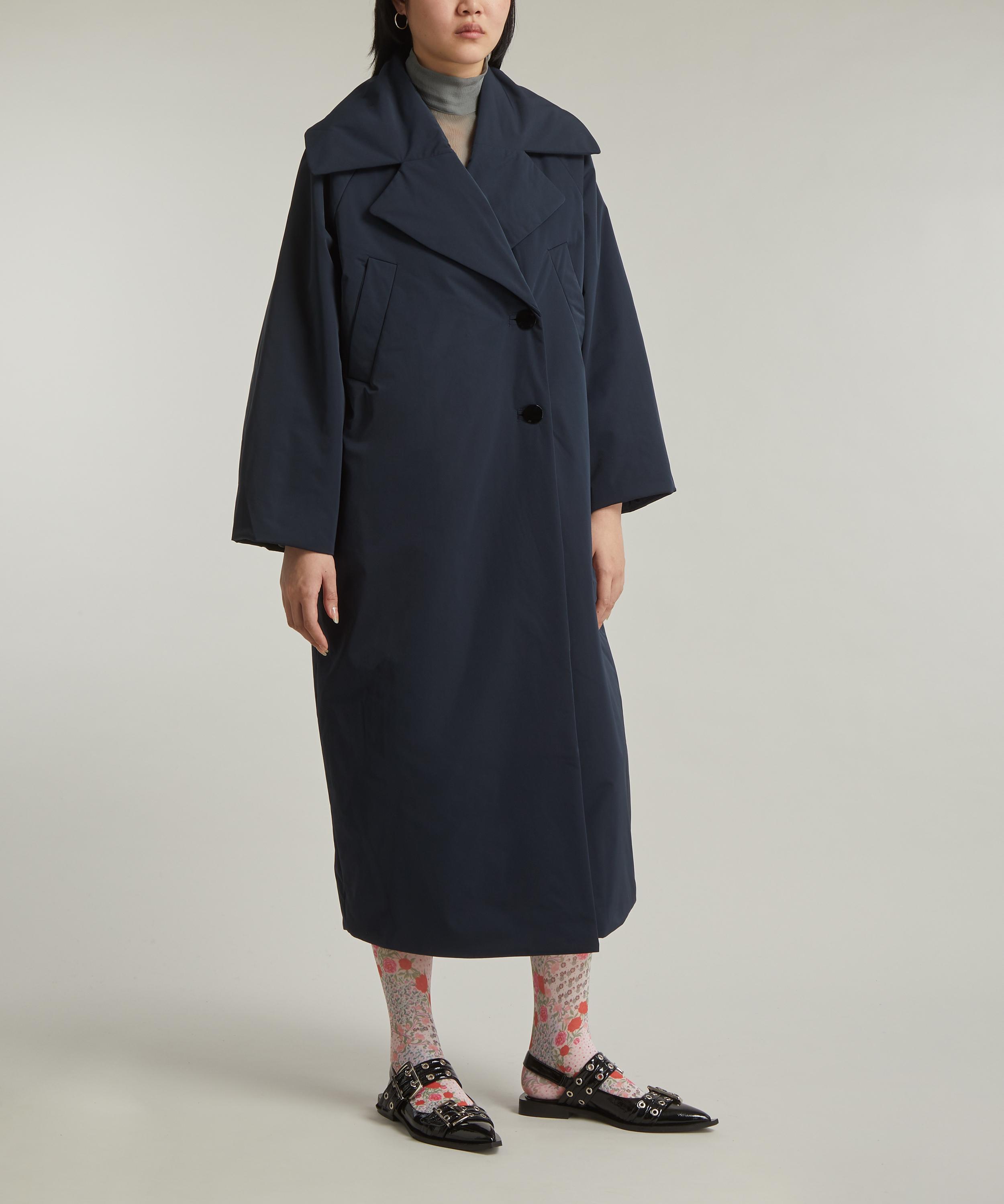 Ganni - Long Twill Coat image number 1