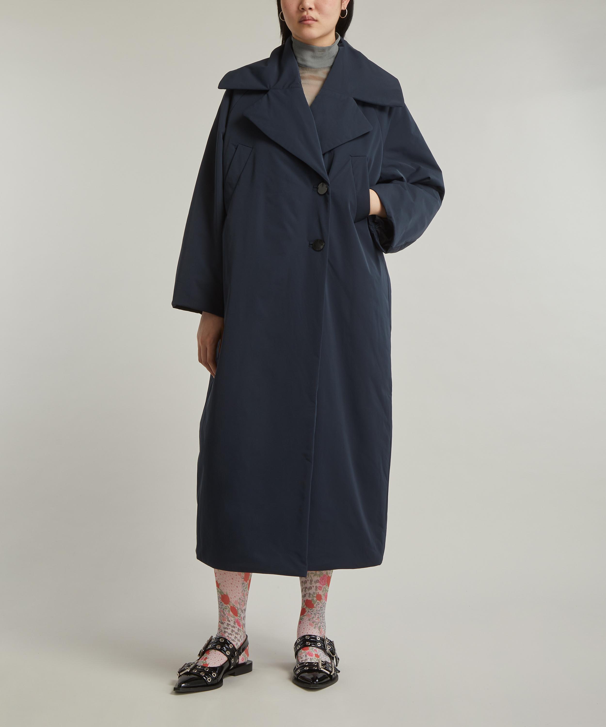 Ganni - Long Twill Coat image number 2