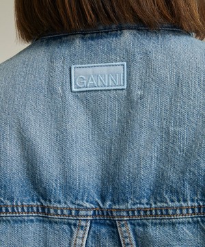 Ganni - Tint Oversized Denim Jacket image number 4