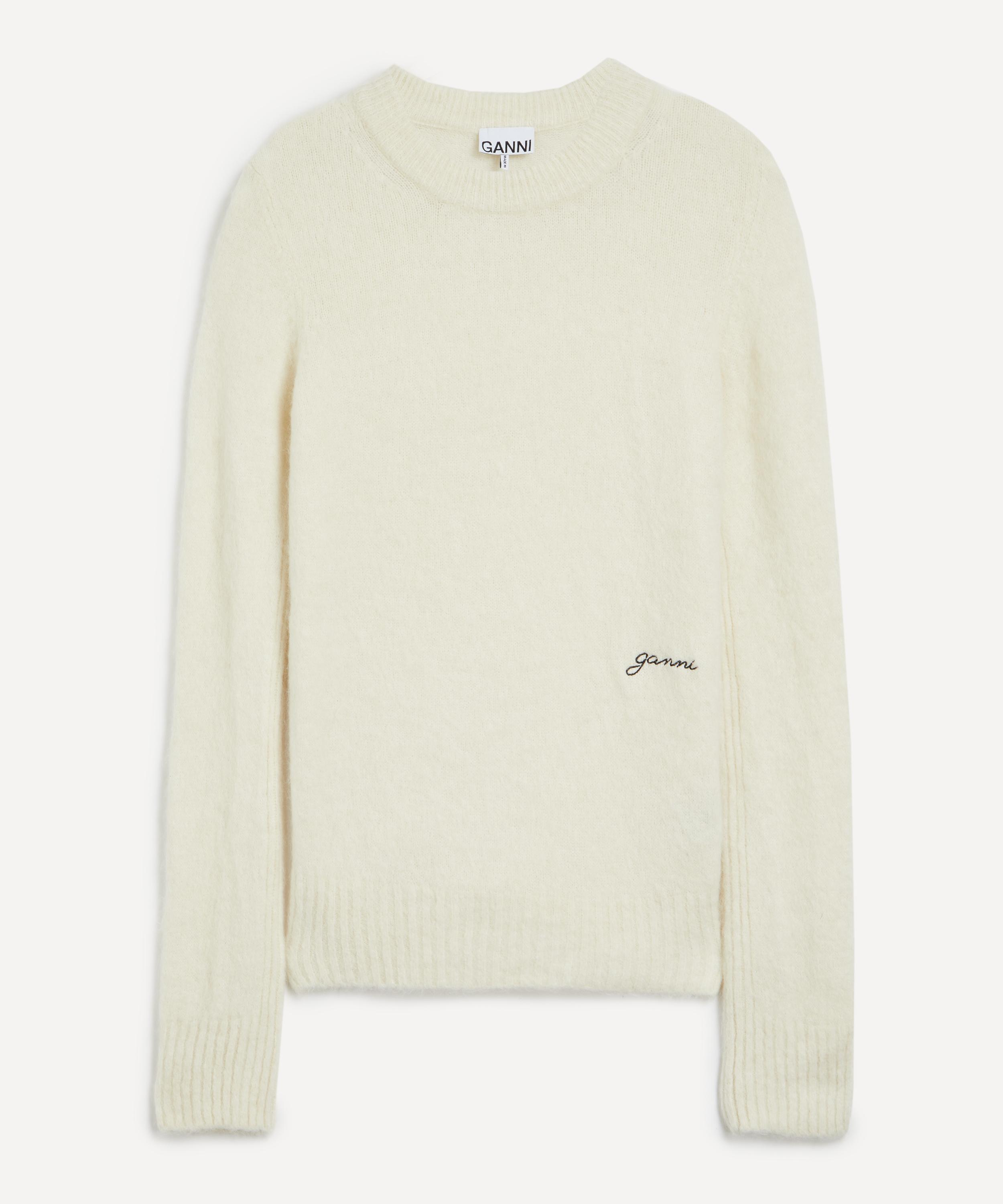 Ganni - Brushed O Neck Jumper image number 0