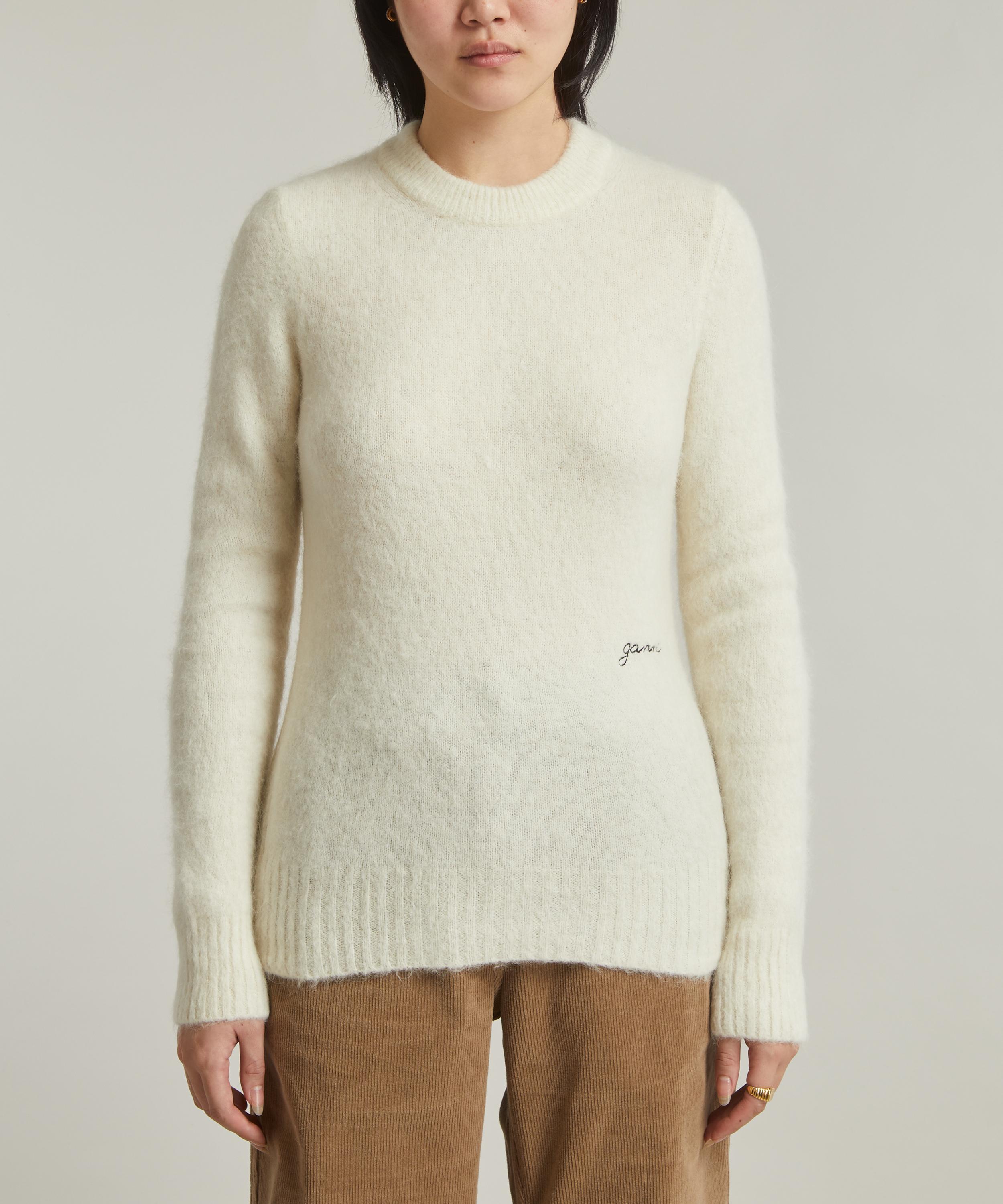 Ganni - Brushed O Neck Jumper image number 2