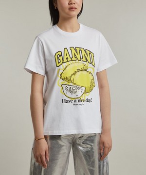 Ganni - Lemon T Shirt image number 2