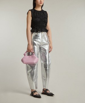 Ganni - Stary Silver Foil Jeans image number 1
