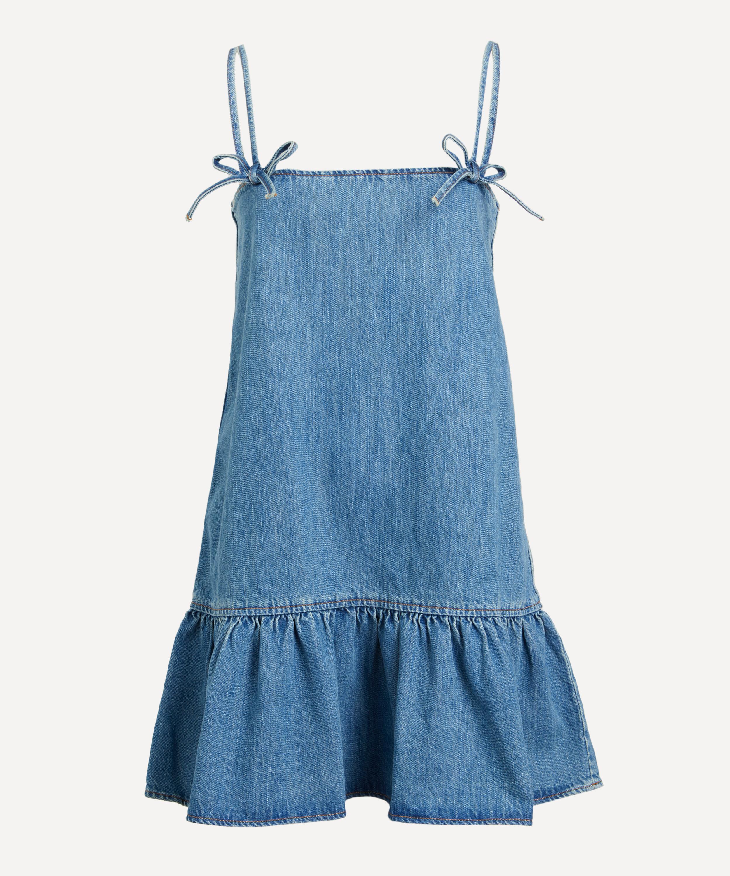 Ganni - Tint Denim Mini Dress