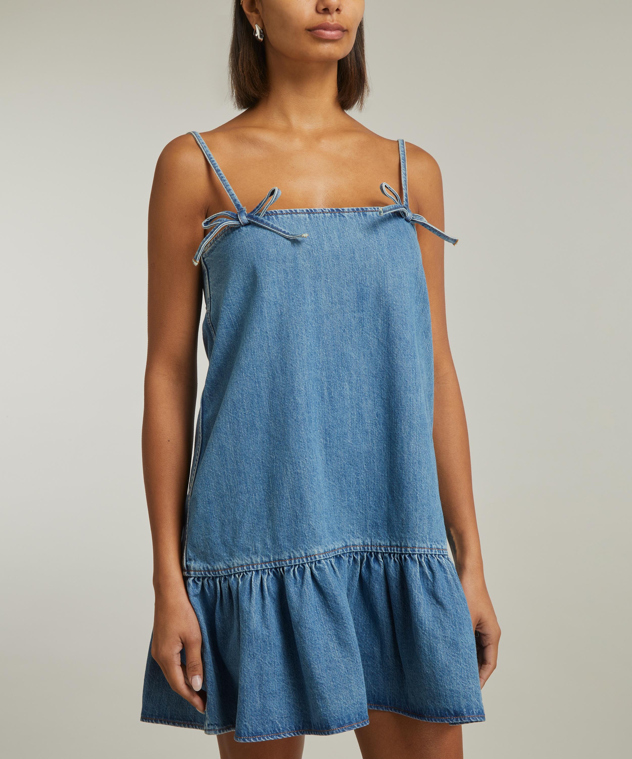 Ganni - Tint Denim Mini Dress image number 2