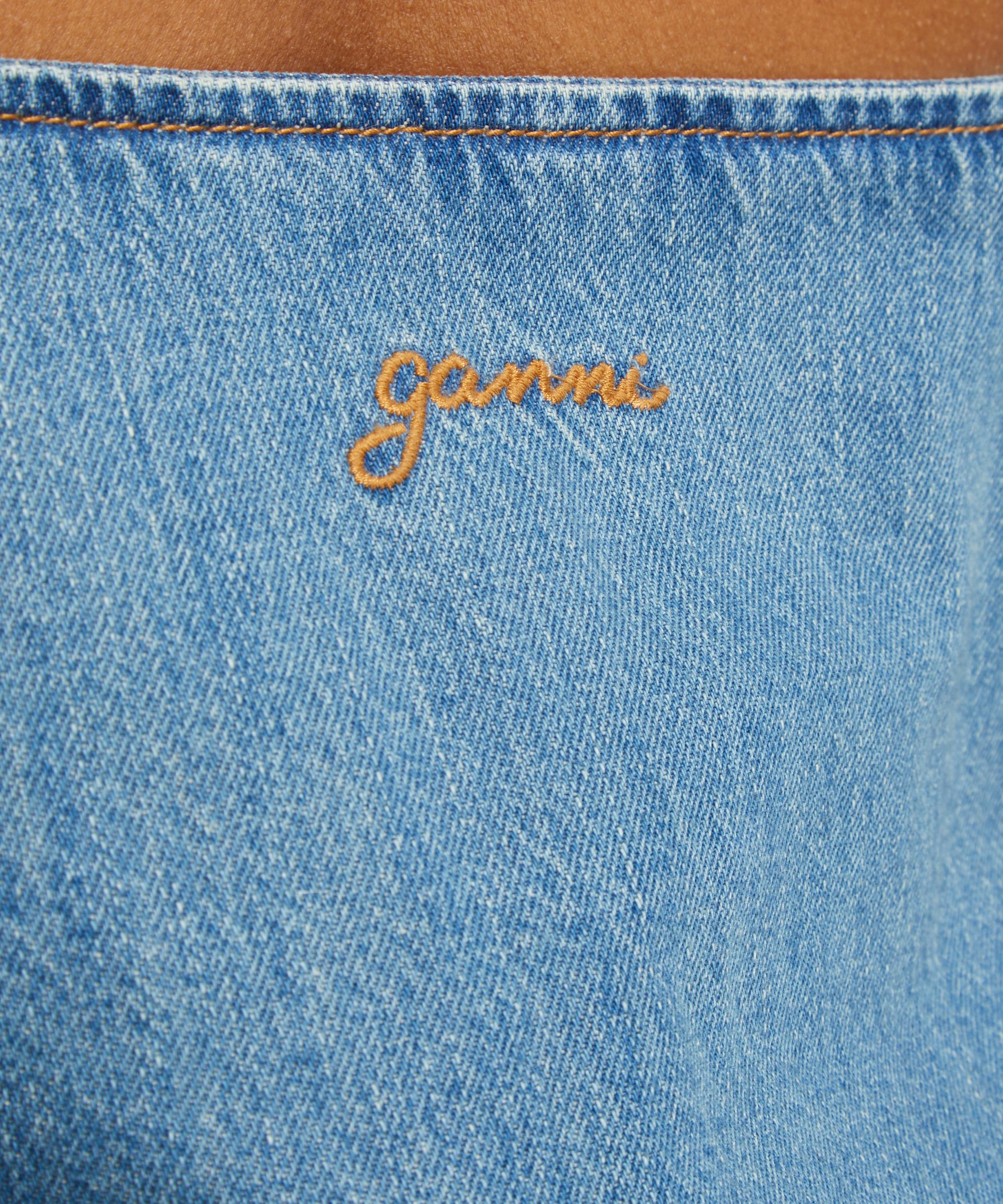 Ganni - Tint Denim Mini Dress image number 4