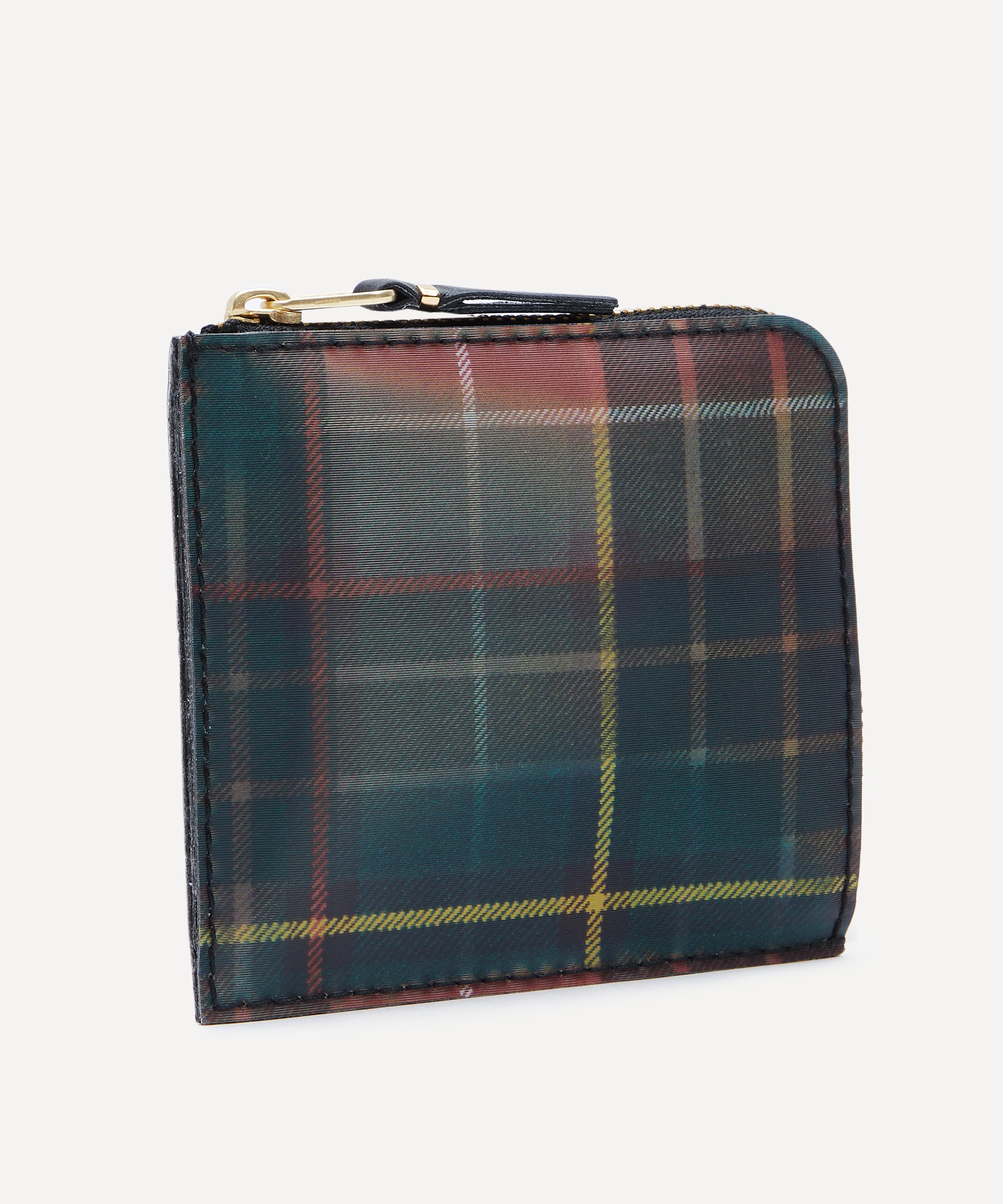 Comme Des Garçons - Lenticular Tartan Zip Around Wallet image number 1