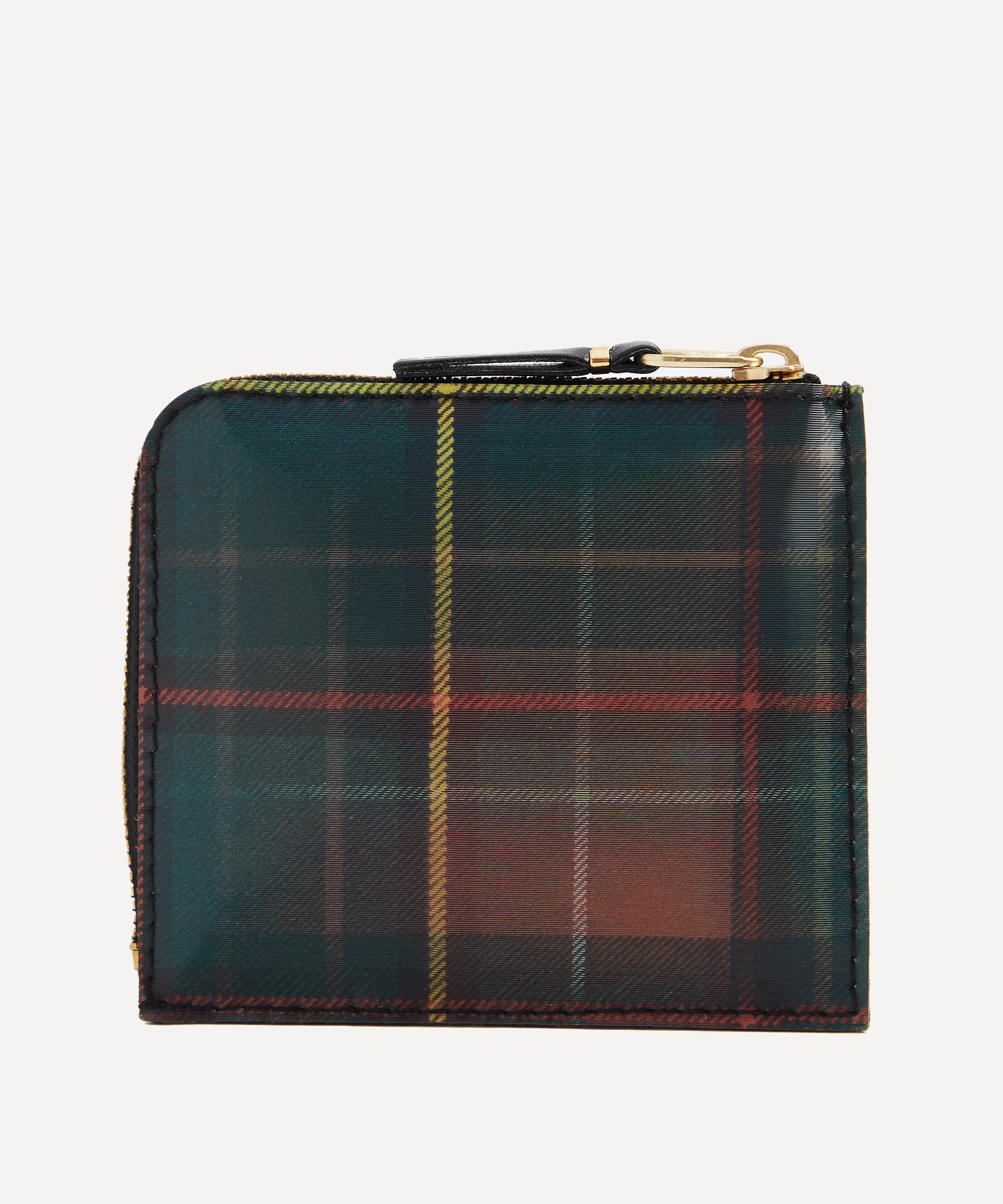 Comme Des Garçons - Lenticular Tartan Zip Around Wallet image number 2