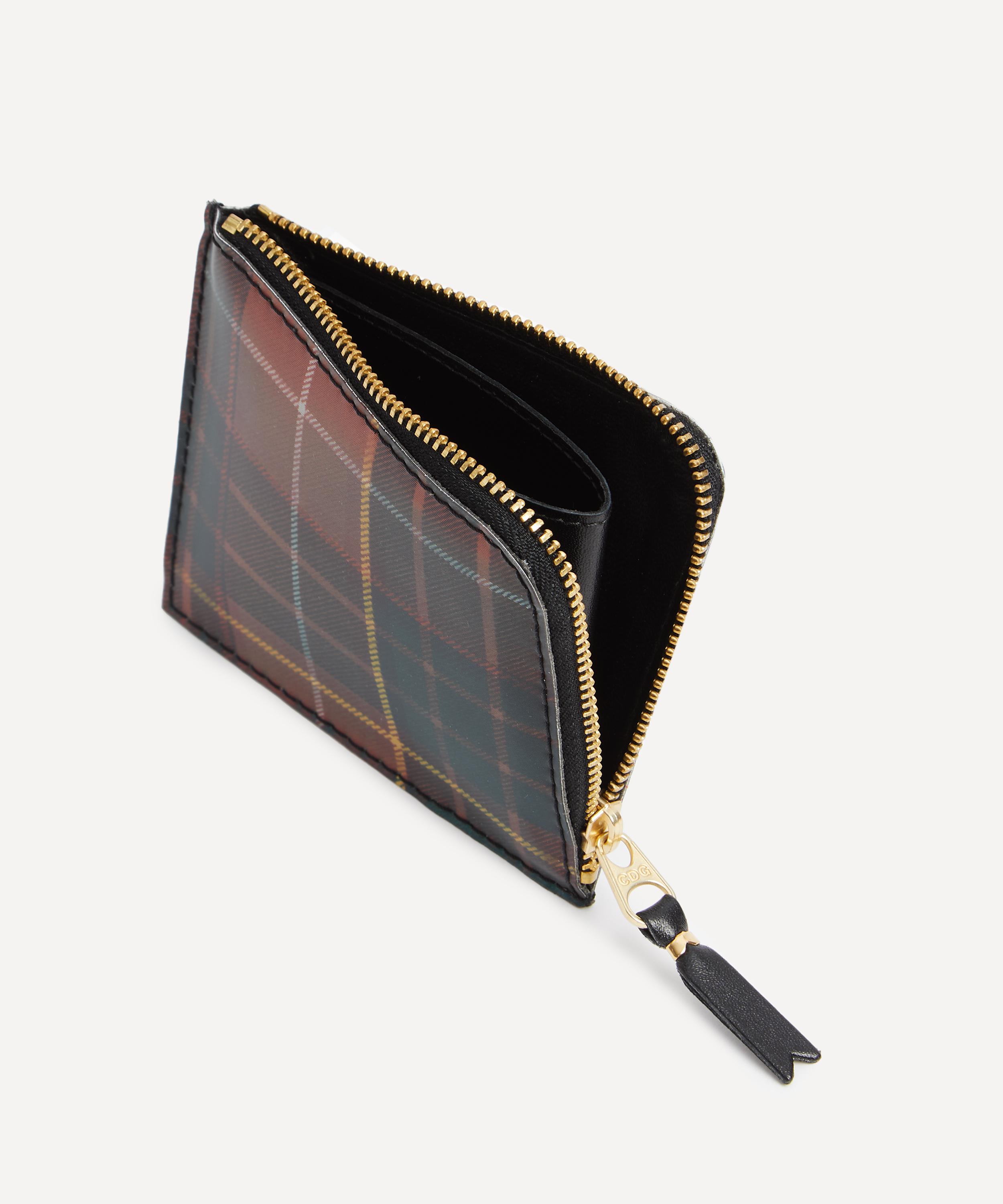 Comme Des Garçons Lenticular Tartan Zip Around Wallet | Liberty