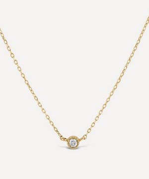 Dinny Hall - 9ct Gold Created Diamond Jasmine Pendant Necklace image number 0