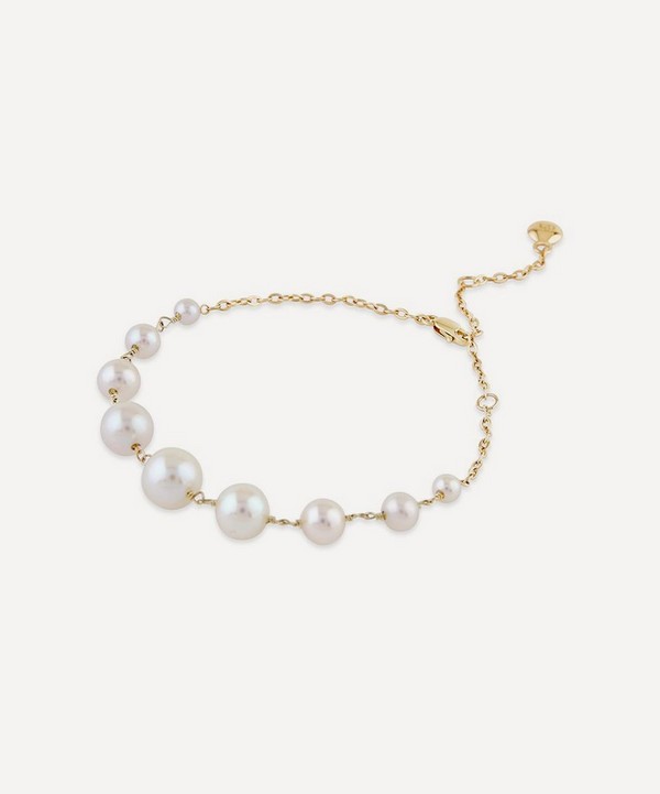 Dinny Hall - 9ct Gold Signature Freshwater Pearl Bracelet image number null