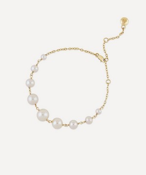 Dinny Hall - 9ct Gold Signature Freshwater Pearl Bracelet image number 2