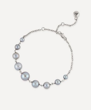 Dinny Hall - 9ct White Gold Signature Freshwater Pearl Bracelet image number 2