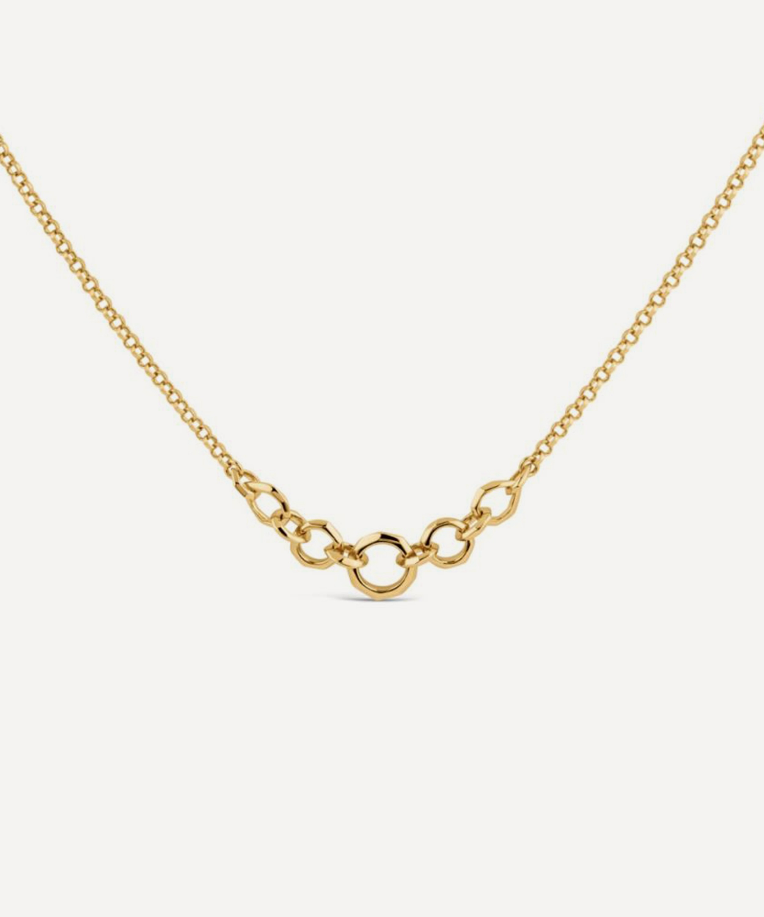 Dinny Hall - 22ct Gold-Plated Vermeil Silver Thalassa Handmade Chain Necklace image number 2