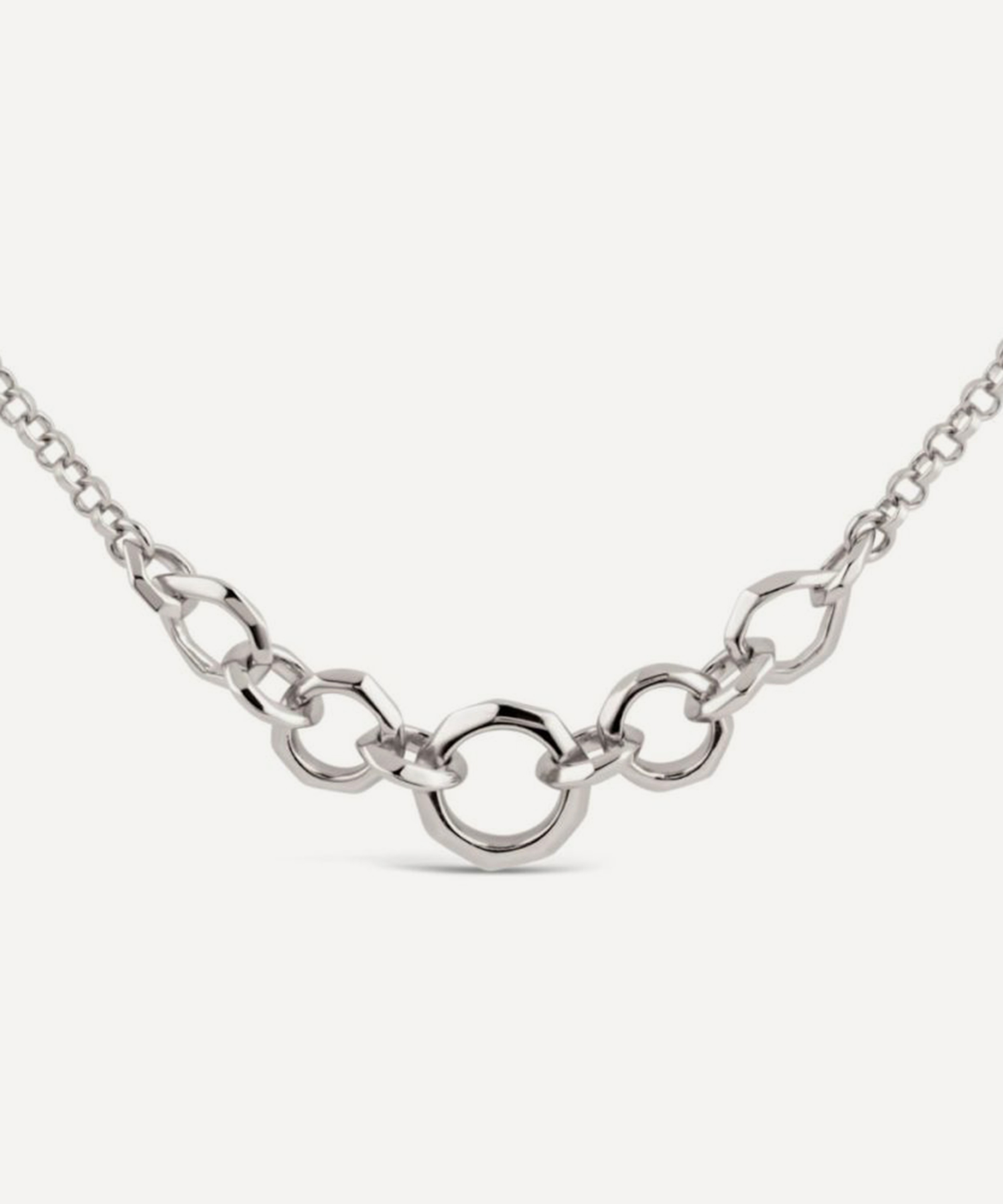 Dinny Hall - Sterling Silver Thalassa Handmade Chain Necklace