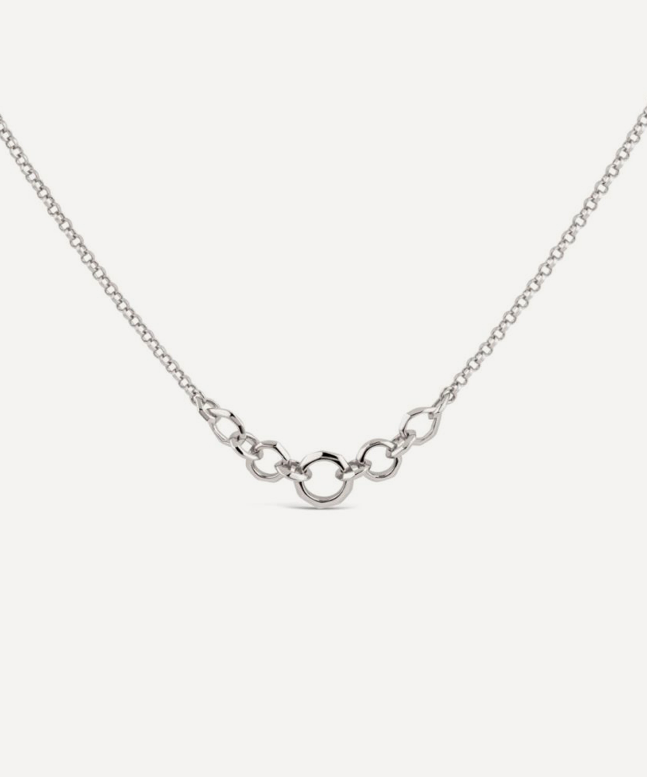 Dinny Hall - Sterling Silver Thalassa Handmade Chain Necklace image number 2