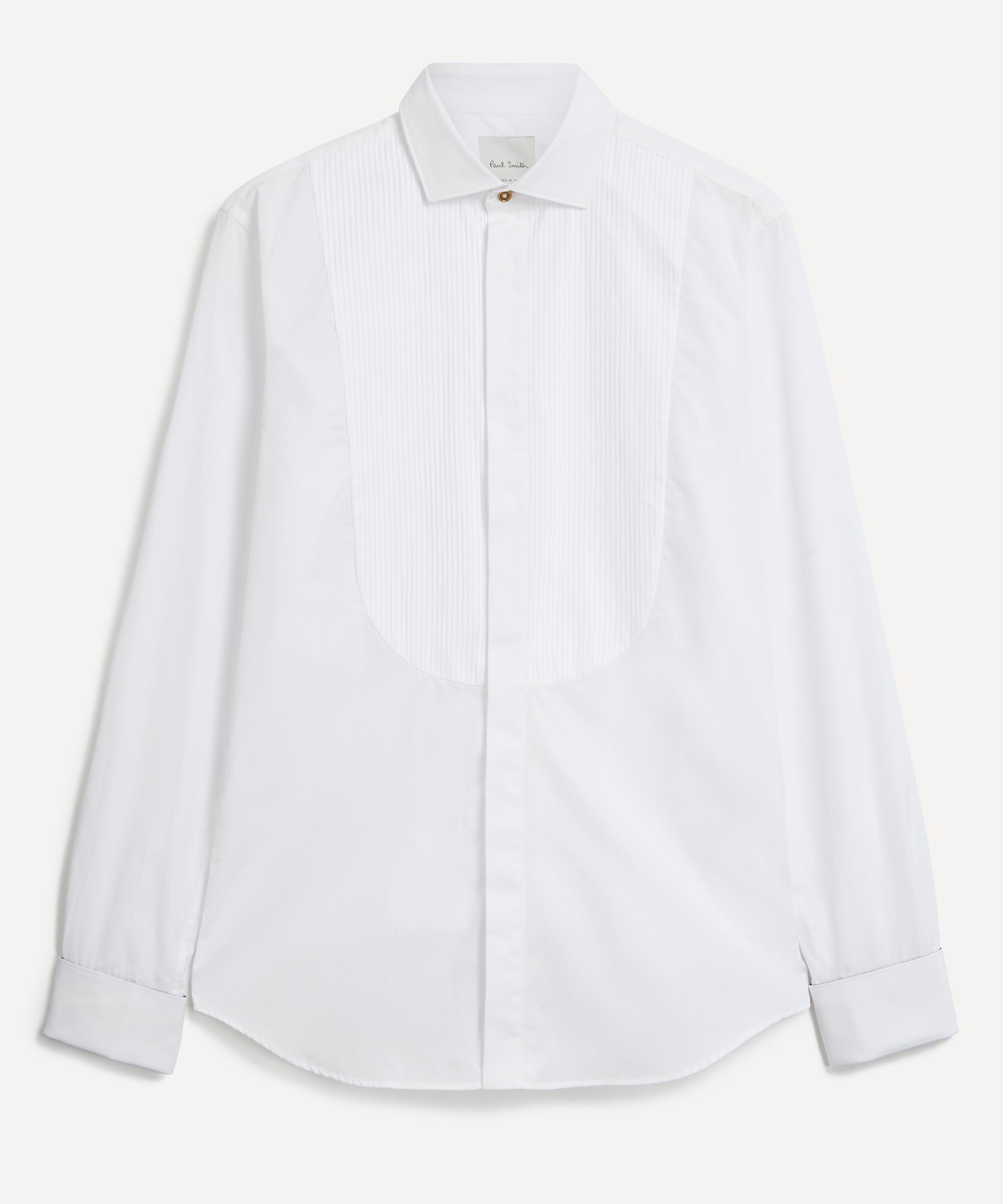 Paul Smith - Pleated-Bib Double-Cuff Evening Shirt 