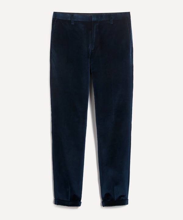 Paul Smith - Slim-Fit Velvet Trousers image number null