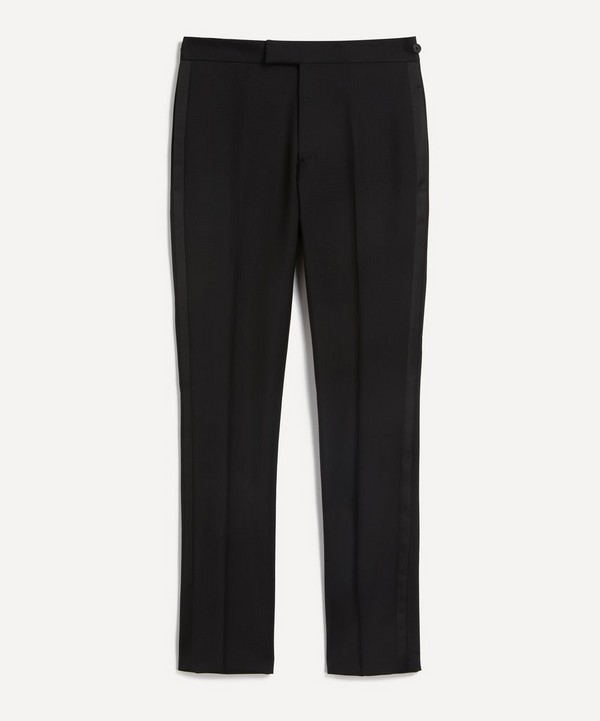 Paul Smith - Slim-Fit Wool-Mohair Evening Trousers image number null