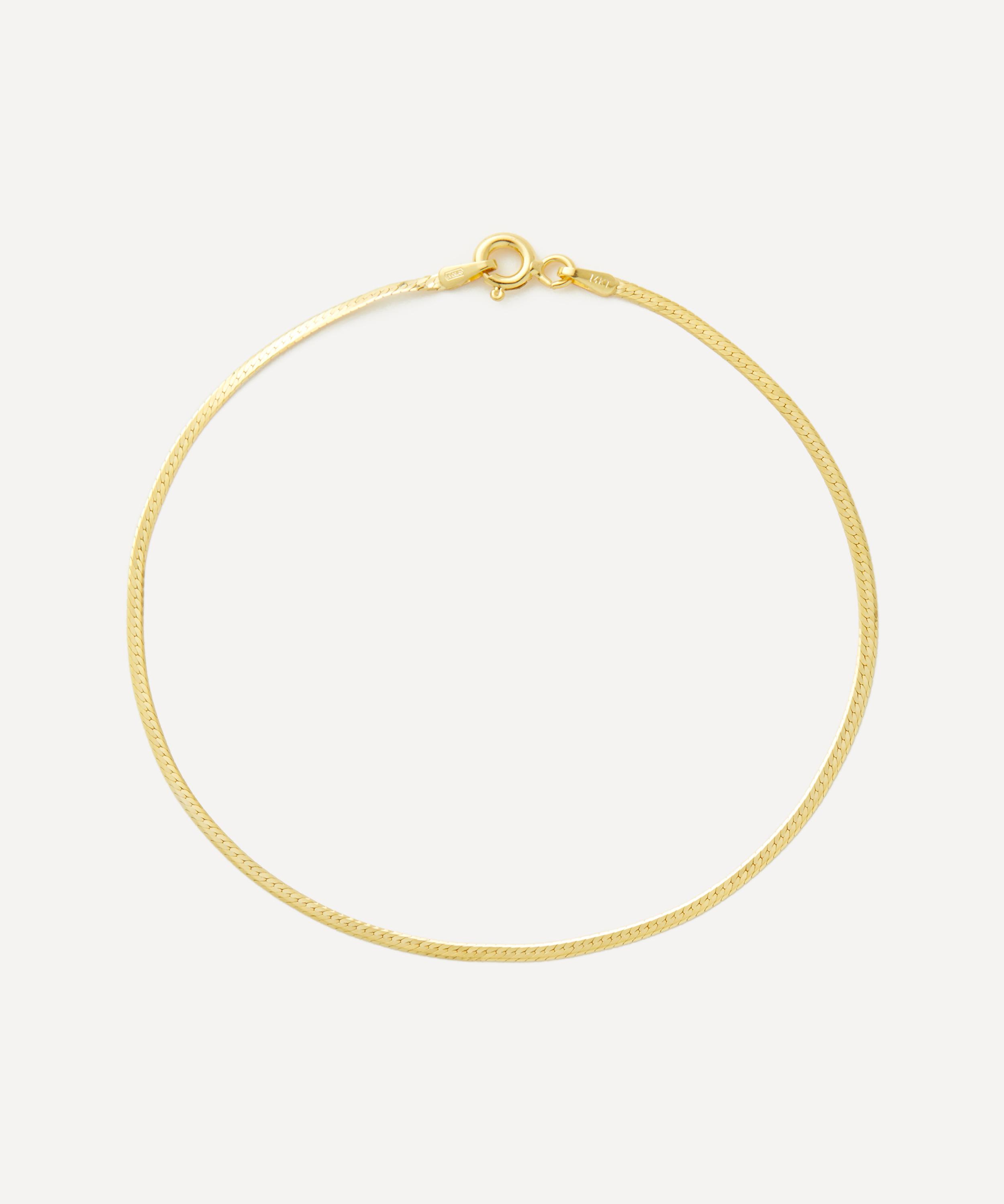 Satomi Kawakita - 14ct Gold Herringbone Bracelet image number 0