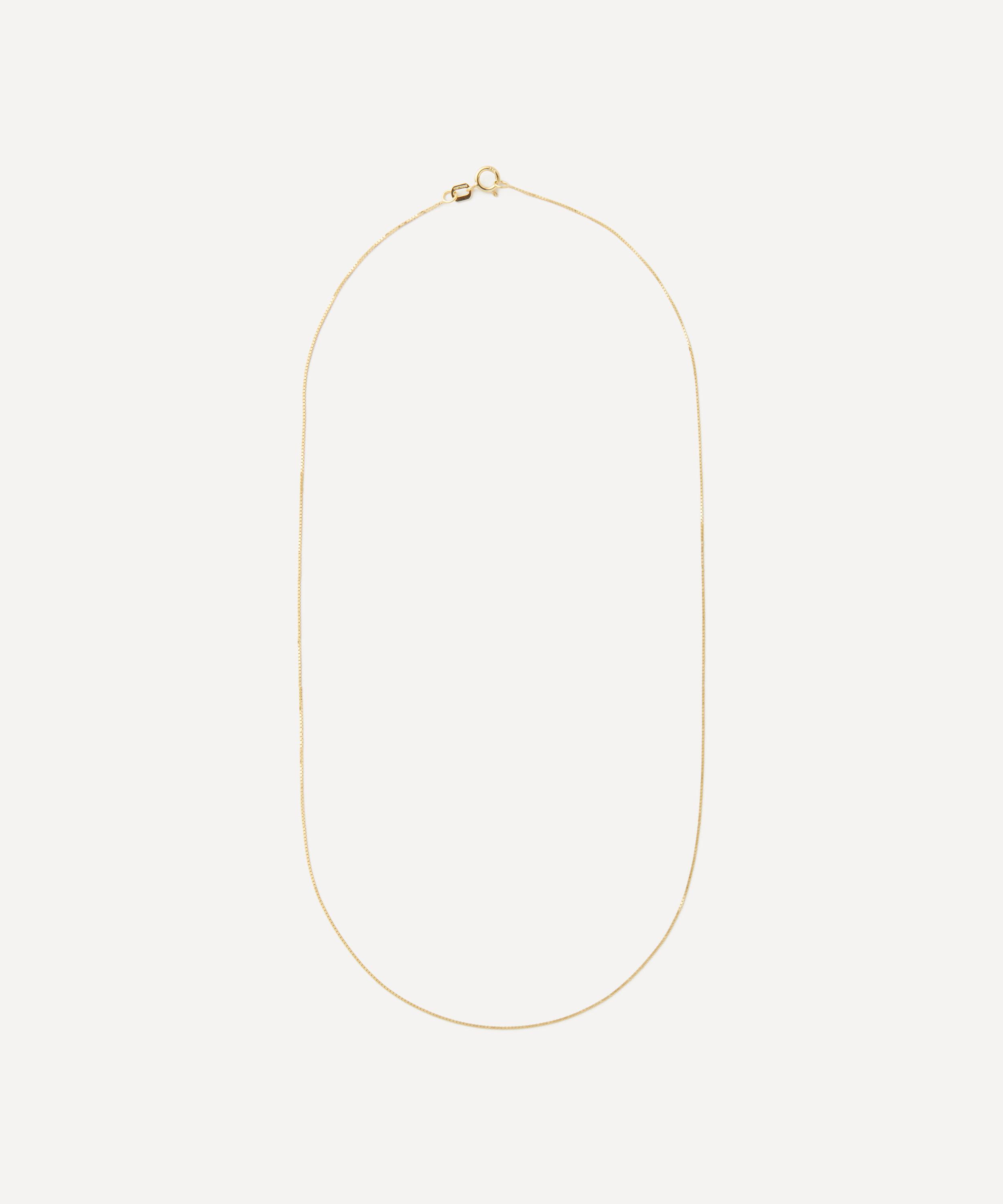 Satomi Kawakita - 14ct Gold Slip 16’ Inch Chain Necklace image number 0