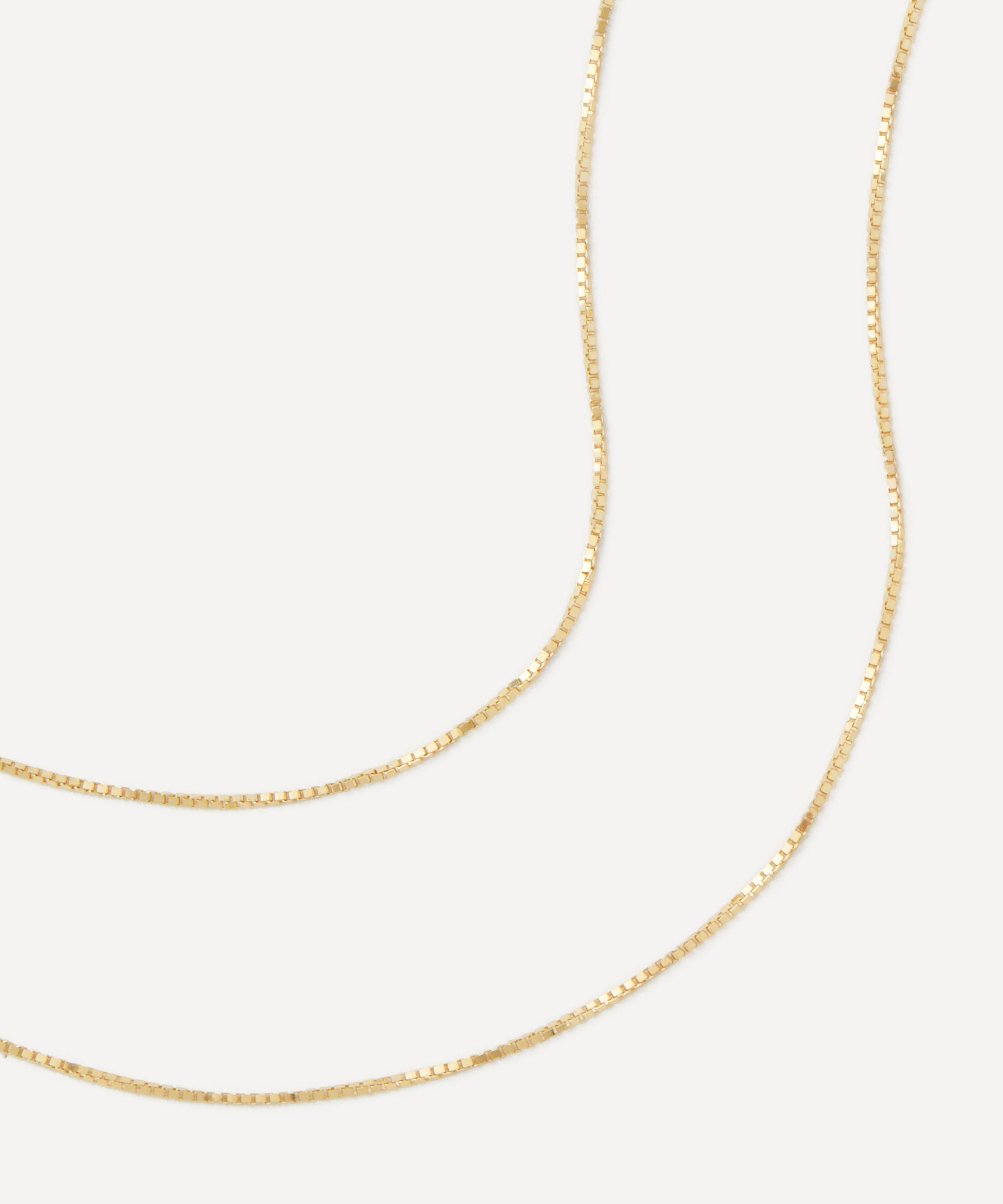 Satomi Kawakita - 14ct Gold Slip 16’ Inch Chain Necklace image number 2