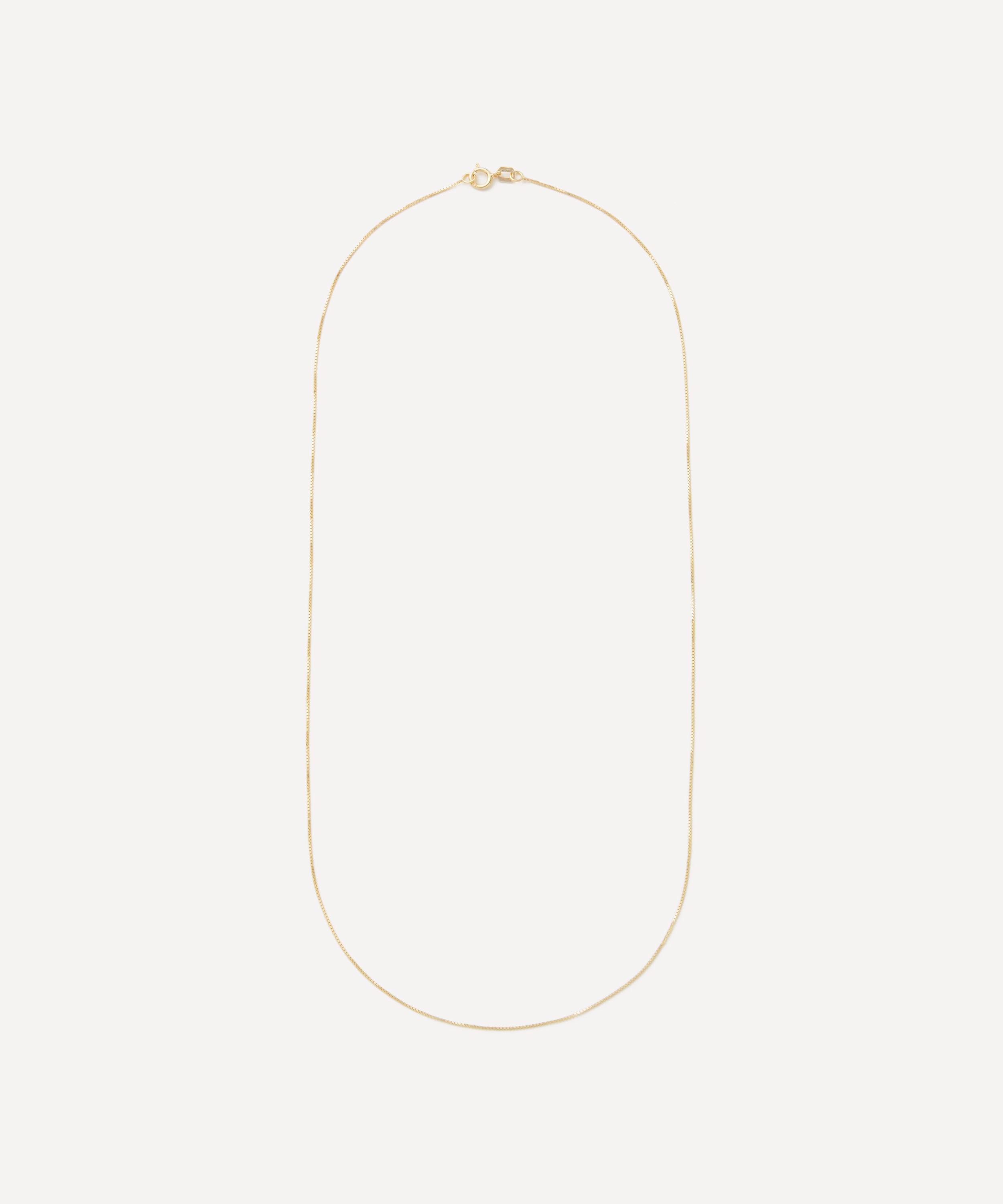 Satomi Kawakita - 14ct Gold Slip 18’ Inch Chain Necklace image number 0